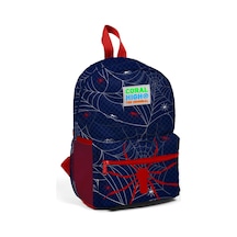 Coral High Kids Lacivert Kırmızı Örümcek Desenli İki Bölmeli Yuva Sırt Çantası 23520