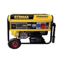 Rtrmax Rtr8000E3 Marşlı Trifaze Benzinli Jeneratör 7.5/8.1 Kva