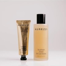 Aurezzı Travel Duo Ağız Bakım Suyu 80ml Menthol Diş Macunu 25ml Travel İkili Set