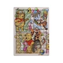 Ghostbastır Design Winnie The Pooh 99 Parça Ayaklı Puzzle Dekoratif Çocuk Yapbozu 027