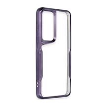 Samsung Galaxy Uyumlu - S24 Kılıf Boyi Silikon Kapak - Derin Mor