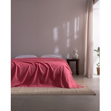 Madame Coco Mathilda King Size Pamuklu Ecocell Düz Pike - Fuşya 8684427307908 Çok Renkli