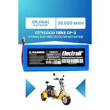 Citycoco Trike Cp-3 Lifepo4 60v 20ah Elektrikli Scooter Bataryası