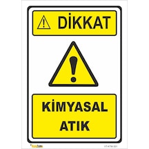Kimyasal Atık - Isg Levhası Levha 15x21 Cm Sticker