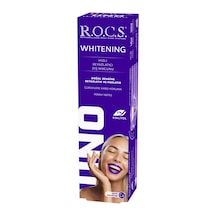 Rocs Uno Diş Macunu 60 Ml Hızlı Beyazlatıcı - Diş Minesini Besler 3'li Ekonomik Paket - 3 Adet Tarı