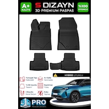 Peugeot 3008 Hybrid 3d Pro Havuzlu Paspas 2024 Üzeri A+ Kalite 3ds-sdz219