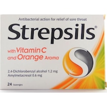 Strepsils Vitamin C Orange 24 Pastil | Portakal Aromalı
