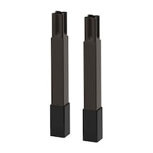 Ikea Enhet Ayak, Antrasit, 12,5 Cm, Açık Raf Ünitesi İçin