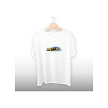 Wroom Detaylı Unisex Tişört Beyaz