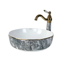 Biga Gri Tezgah Üstü Çanak Lavabo Renkli