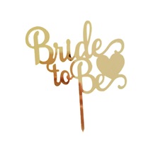 Gold Altın Sarısı Bride To Be Ayna Pleksi Bekarlığa Veda Partisi