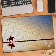 Deniz Kenarında Koşturan At 240 Parça Puzzle Yapboz-3372907