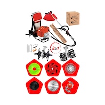 Staxx ST208B 8 Başlıklı Çelik Piston Sırt Tipi Benzinli Tırpan