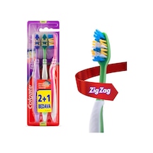 Colgate ZigZag 2+1 Diş Fırçası Medium