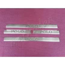 Woc Chrome Vw Polo Krom Kapı Eşiği 2001-2009 4 Parça Paslanmaz Çe