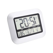 Pazly Çok İşlevli Dijital Higrometre Termometre Nem Sıcaklık Ölçer Takvim Saat Lcd Ekran Ev Ofis