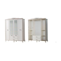 bengimobilya Dolap Urlu Country Model 4Kapı Hard Suntalem Kalite Yüksek Ayak I