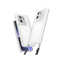 Newface Xiaomi Mi 13t Pro Kılıf Penta Silikon Kılıf - Şeffaf Şeffaf