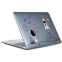 Enkay MacBook Pro 13" Desenli Tasarım Koruyucu Laptop Kılıfı Astronot No.1