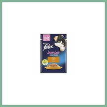 Felix Pouch Junior Tavuklu Yavru Kedi Konservesi 85 Gr Bsk2026