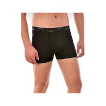 Erkek 6'lı Siyah Çizgili Likralı Pamuklu Boxer-short-külot Berrak / 4475