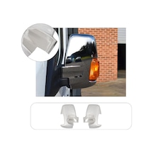 Ford Transit Uyumlu 2014-2023 Krom Ayna Kapağı 2 Parça Paslanmaz  Çelik