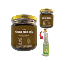 Ibn-ı Sina Sirkengebin: 2 Adet Ballı Sirkeli Sarımsaklı Aromatik Prebiyotik Macun + 30 Ml Çörek Otu Masaj Yağı