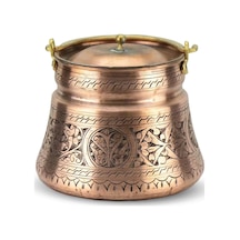 İşlemeli Yoğurt 3 L Bakır Bakraç