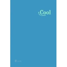 Cool Açık Mavi Dikişli Plastik Kapak 40 Yaprak A4 Müzik Defteri