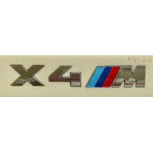 Bmw Uyumlu X4 M Krom Yazı