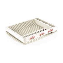 Desenli Tek Katlı Bulaşıklık & Tabaklık