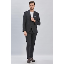 İmza Siyah Gabardin Mono Yaka 8 Drop Comfort Fit Rahat Kesim Basic Takım Elbise 1001240006-siyah Siyah İmza Siyah Gabardin Mono Yaka 8 Drop Comfort Fit Rahat Kesim Basic Takım Elbise 1001240006-siyah Siyah