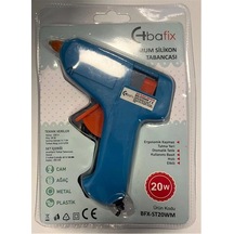 Bafix Mum Silikon Tabancası Mavi 20w Kdo