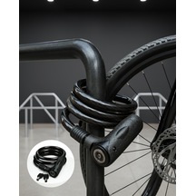 24 Mm Çelik Halatlı Motosiklet Kilit 180 Cm