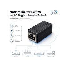 Px-hqc6 Rj45 Dişi Dişi Ethernet Ara Aparatı, Cat5e/cat6 Lan Kablo Birleştirici, Gigabit Network Kablo Uzatma Adaptörü, Modem Router Switch Pc İçin Rj45 Dişi Dişi Coupler