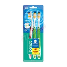 3 Adet Banat Diş Fırçası Deep Clean 3 Lü Orta