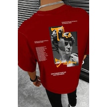 Unisex The Dream Baskılı Tasarım Tshirt Kırmızı