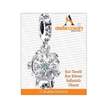 Kar Küresi Charm Asafaccessory Gümüş