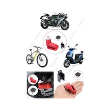Motosikler Bisiklet Disk Kilidi Anahtarı Yer Kaplamayan Yeni Model Sağlam Güvenli Pratik Kilit