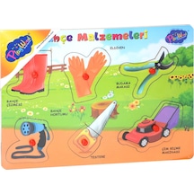 Playwood Ahşap Tutmalı Bultak Puzzle Bahçe Malzemeleri