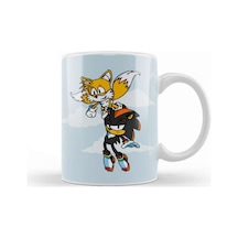Sonic And Tails Tails And Shadow Sonic Kupa Bardak Porselen Karışık