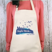 Mavi Huydur Bende Su İtici Özellikli Mutfak Önlüğü