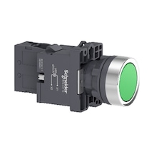 Schneider Electric , Xa2Ew33M1 , 1 Nayeşil Işıklı, Yaylı Butonlar