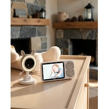 Gece Görüşlü Bebek İzleme Kamera 3.5 İnç Lcd Ekran Uczzzblm71bebekkamera-7 Beyaz