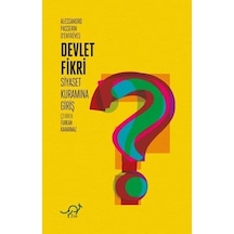 Devlet Fikri - Siyaset Kuramına Giriş - Alessandro Passerin d'Entreves - Zoe Kitap