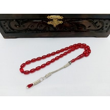 El Örmesi Trabzon Bakır Kazaz Püsküllü Ateş Kehribar Tesbih 7x...