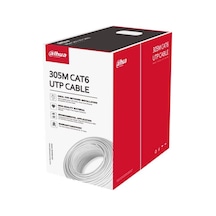 Dahua Dh-pfm923ı-6un-c, Cat6 305m, 24awg 0.53mm, Utp, %100 Bakır, Lszh Halogen Free Kablo, Mavi Renk