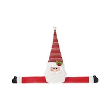 Novahub Kırmızı Noel Ağacı Süsleme Noel Baba Uzun Baba Kardan Adam Peluş Bebek Dekorasyonu İçin Kol Noel Sıcak Şenlikli Atmosfer Kırmızı