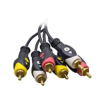 AYT Ticaret HT-101 3 RCA + 3 RCA 3 METRE KABLO 1.KALİTE POWERMASTER