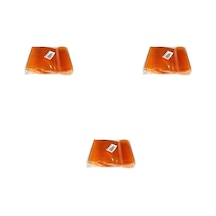 Plastik Şeffaf Turuncu Sup Kaşık - Tatlı Dondurma Kaşığı - 12.5 Cm. - 50 Adetlik 3 Paket Turuncu